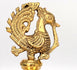Handmade Solid Brass Peacock  Diya Oil Lamp cum Tabletop 3 Tealight Candle holder Centerpiece Decor