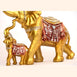 Dalax- Lucky Baby and Mama Elephant Collectible Statue, Lucky Figurines Perfect for Home Decor Office Xmas Decorations