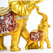 Dalax- Lucky Baby and Mama Elephant Collectible Statue, Lucky Figurines Perfect for Home Decor Office Xmas Decorations