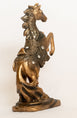 Dalax- 10.5 Inch Stallion Horse Standing Statue , Art Figurine Home, Kitchen Decor Accent