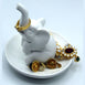 Dalax-Elephant Ring Holder Tray Decorative Jewelry Holders, Trinket Tray/Dish, Wedding Ring, Engagement Ring, Earrings Necklace Organizer Gift Set for Women