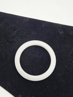 Original Onyx Natural Snow White  Marble Bracelet/Bangles - Elegant Stone Jewelry for Women