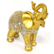 Dalax- 9"(H) Elephant Statue Figurines Home Decor Trunk Facing Upwards Lucky Figurine Statues Gift Set