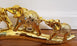 8 Sets of Dalax-Set of 3 Gold Color feng shui elephant collectible statue on Bridge Trunk, Wealth Lucky figurines perfect for home office decor