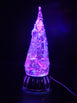Dalax- Swan Figurine LED Lighted Sparkling Color Changing Snow Globe Water Lamp with 6 Hour Timer Function, Home Decorations Crafts Ornaments Decor Sculpture Figurine Collection Gifts