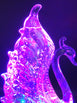Dalax- Swan Figurine LED Lighted Sparkling Color Changing Snow Globe Water Lamp with 6 Hour Timer Function, Home Decorations Crafts Ornaments Decor Sculpture Figurine Collection Gifts