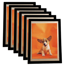 Products Picture/ Sign Holder Pockets with Adhesive Back, Plastic Frames Display, 8.5 x 11.6 Inches, 6 Pack