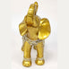 Dalax- 9"(H) Elephant Statue Figurines Home Decor Trunk Facing Upwards Lucky Figurine Statues Gift Set