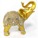 Dalax- 9"(H) Elephant Statue Figurines Home Decor Trunk Facing Upwards Lucky Figurine Statues Gift Set