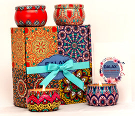 Aroma Therapy Candles Stress Relief Scented Candles-Gifts Sets for Women Large Size Scented Candles Gift Set, Natural Soy Wax Fragrance Essential Oils