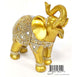 Dalax- 9"(H) Elephant Statue Figurines Home Decor Trunk Facing Upwards Lucky Figurine Statues Gift Set