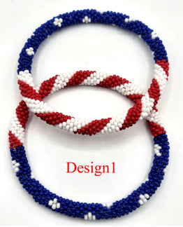 Beaded Bracelets Nepal Bead Bracelet Beaded Bracelet For Women Glass Bead Bracelet Men Seed Bead Bracelet Crochet Bangle Handmade Wrist Wear