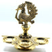 Decorative Brass Handmade Diya Deepak Brass Oil Lamp Decorative Diyas Handcrafted Diya for Pooja Mandir, Peacock Design Home Decor