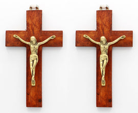 48 Pcs of 6 Inches Wall Mounted Jesus Christ Wall Crucifix Cross Home Chapel Decoration