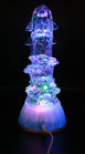 12 Sets Pair of Dolphin, LED Lighted Sparkling Multi-Color Changing Home Decorative Bedroom Décor Birthday Gift, Good Luck Marine Life Snow Globe