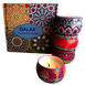 Large Size Scented Candles Gift Set, Natural Soy Wax 5.2 Oz Gifts Sets for Women- Aromatherapy Candles Stress Relief, Portable Travel Tin