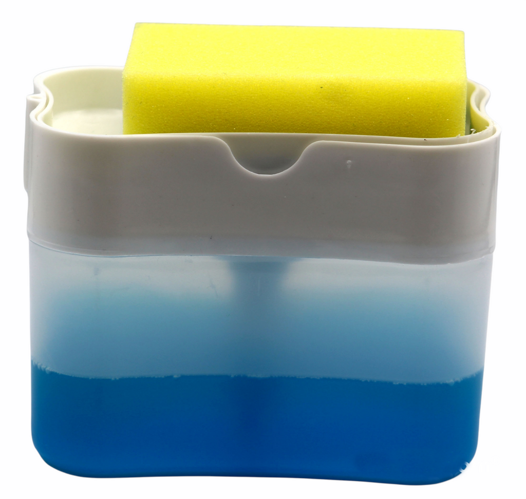 64 sets of Dish Soap Dispenser Detergent Squeezer for Kitchen Sink Dish Washing, Manual Press Gray