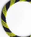 Set of 2 Handmade Nepal Czech Glass Seed-Bead Crochet Bracelets Boho Chic Roll-On Bangles, One-Size Fits Most – Women’s Fashion Jewelry, Boho Hippie Beaded Bracelet/Bangles, Roll-On Crochet Bracelets, Artisan-Made Accessories