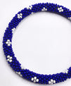 Set of 2 Handmade Nepal Czech Glass Seed-Bead Crochet Bracelets Boho Chic Roll-On Bangles, One-Size Fits Most – Women’s Fashion Jewelry, Boho Hippie Beaded Bracelet/Bangles, Boho-Hippe Roll-On Crochet Bracelets, Artisan-Made Accessories