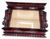 Handmade Peacock Wooden Photo Frame – Traditional Nepal Newari Window Design  Wall Décor Handmade Art, Hand Carved Wooden Home Decoration Artisan Craft From Nepal.
