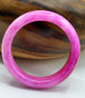 Set of 2 Pink and Blue Original Onyx Natural Marble Bracelet/Bangles - Elegant Stone Jewelry for Women (Copy)