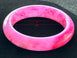 Set of 2 Pink and Blue Original Onyx Natural Marble Bracelet/Bangles - Elegant Stone Jewelry for Women (Copy)