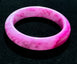 Set of 2 Pink and Blue Original Onyx Natural Marble Bracelet/Bangles - Elegant Stone Jewelry for Women (Copy)