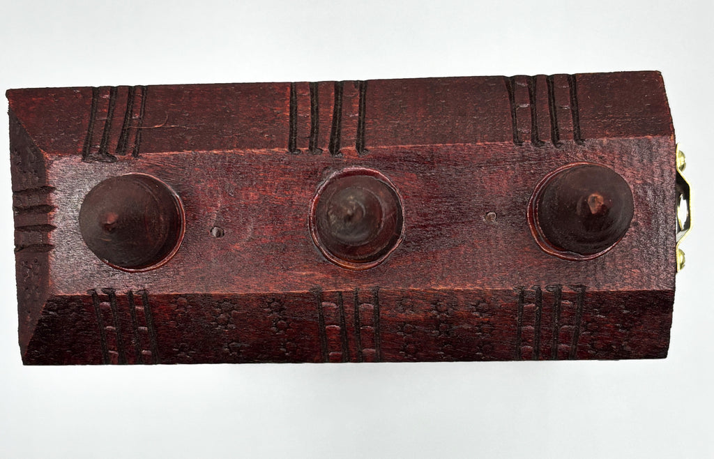 Handcrafted Wooden Swing with Brass Diya Panas | Traditional Nepal Home Décor | Temple Jhula Oil Lamp Holder | Vintage Ethnic Carved Showpiece