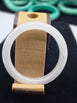 Original Onyx Natural Snow White  Marble Bracelet/Bangles - Elegant Stone Jewelry for Women