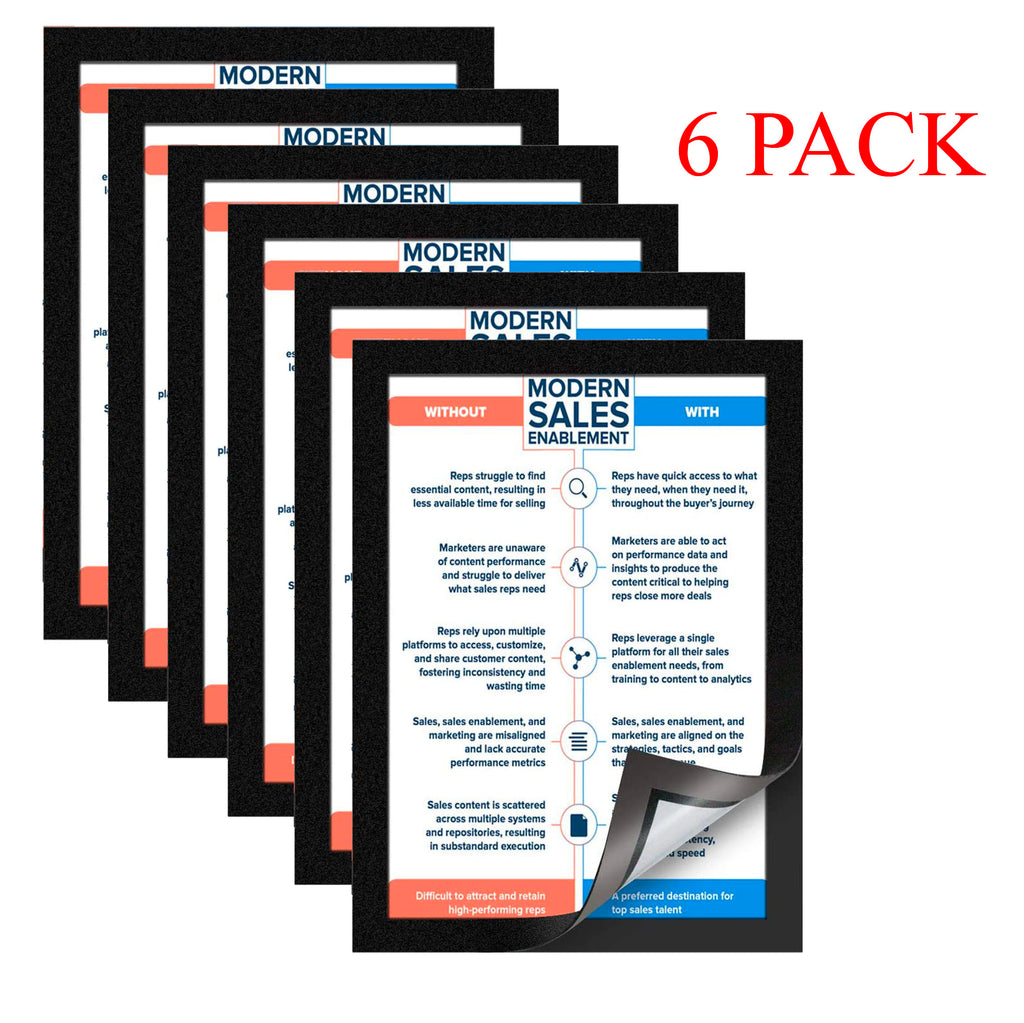 Peel and Stick Brochure Pockets  Clear Plastic Adhesive Brochure Holder