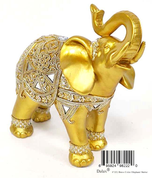 8 sets of  9"(H) Elephant Statue Figurines Home Decor Trunk Facing Upwards Lucky Figurine Living Room Office decorations Ornaments Statues Gift Set Art accent Good Luck Centerpiece Gifts Collection