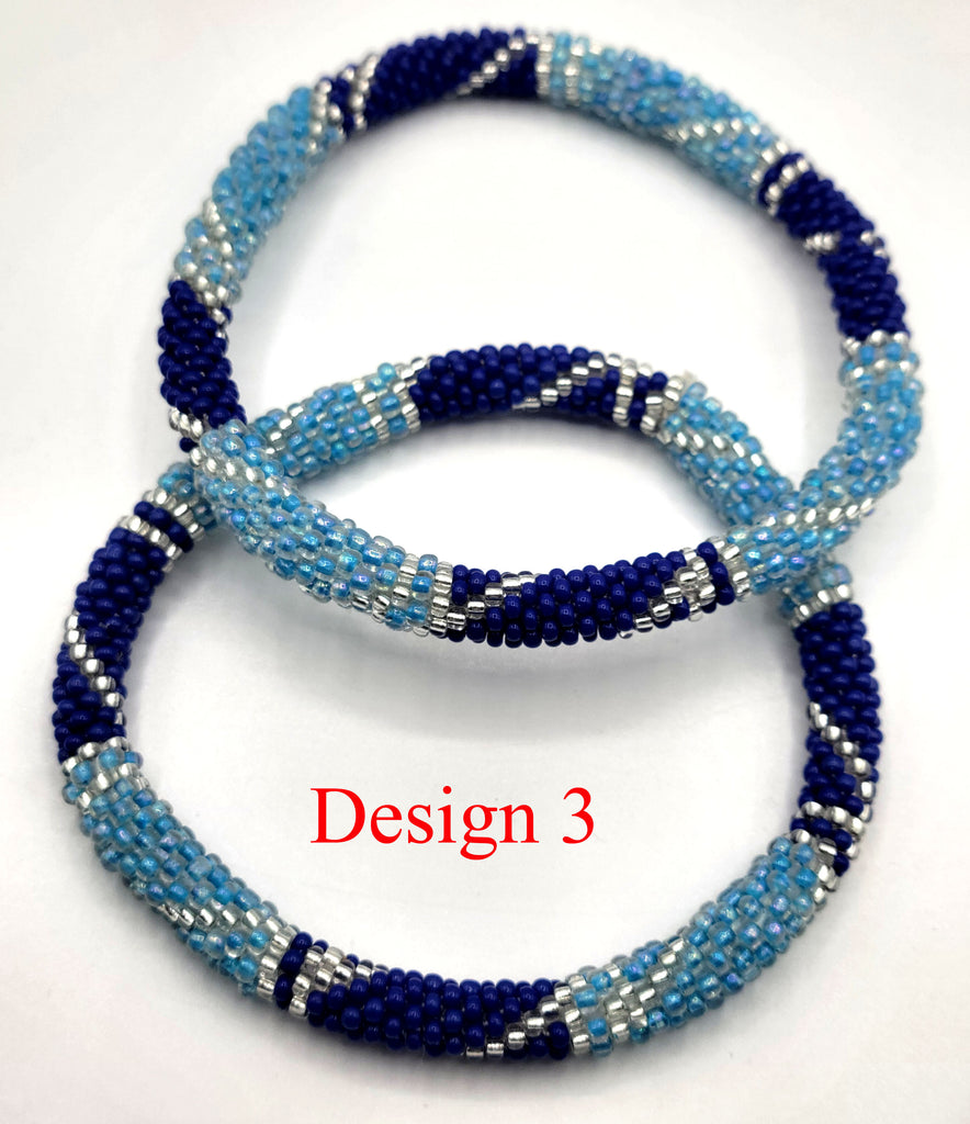 Beaded Bracelets Nepal Bead Bracelet Beaded Bracelet for Women Glass Bead Bracelet Men Seed Bead Bracelet Crochet Bangle Handmade Wrist Wear Design4