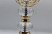 14" Tall Golden Gold Crystal Candlesticks Holders for Dining Coffee Table Decorative Centerpiece