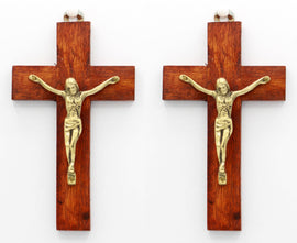 48 Pcs of 6 Inches Wall Mounted Jesus Christ Wall Crucifix Cross Home Chapel Decoration