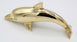 Set of 2 Collectible Handcrafted Brass Vintage Dolphin Statue