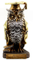 12 Sets Dr. Owl Lucky Charm with Graduation Cap and Book Statue Animal Figurines Home Decor